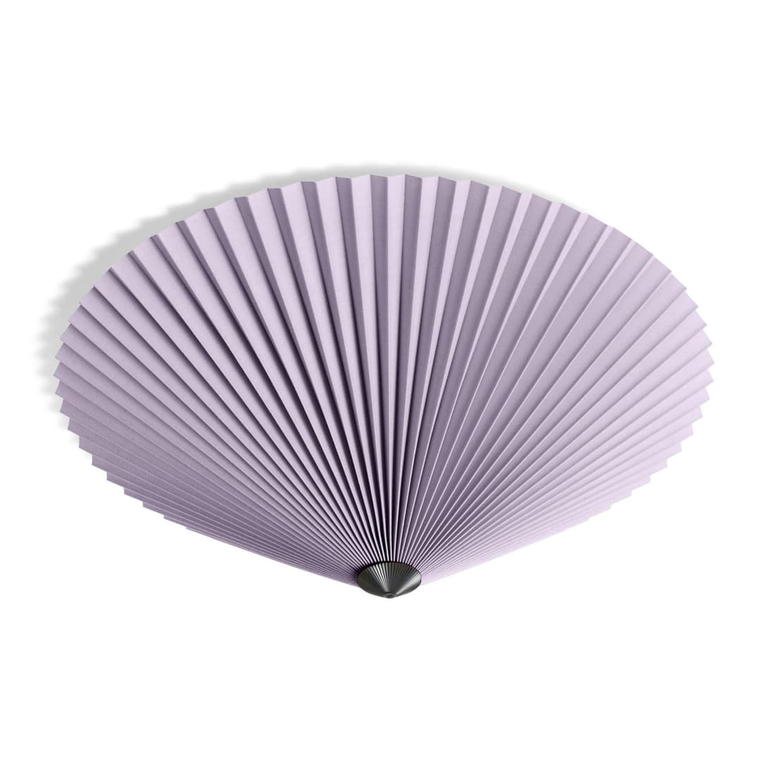 Matin Flush 500 Wandleuchte Lavender - HAY - Wohnzimmer - Design - Stoff / Textil - Rund