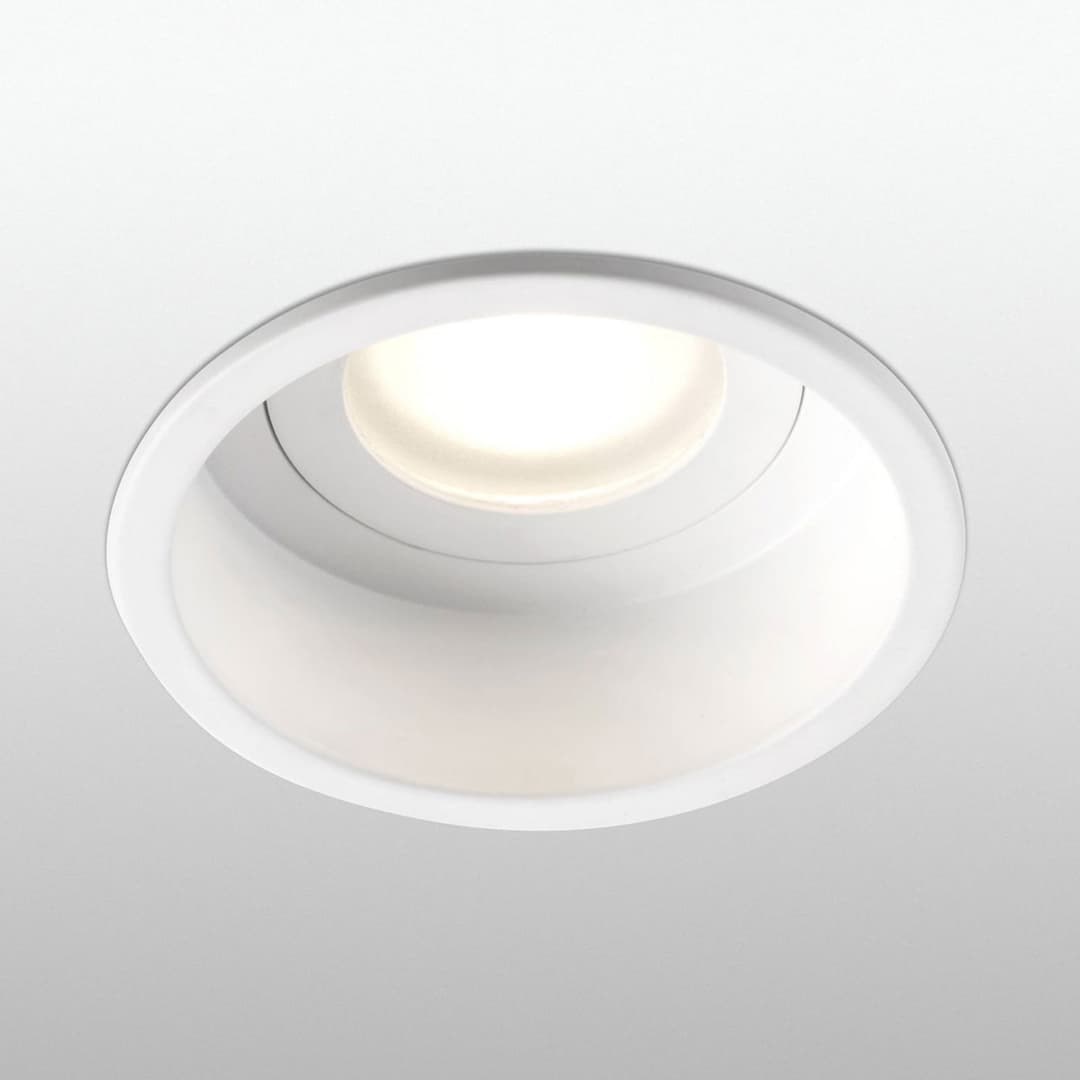Hyde Einbauspot, weiß, Ø8,9 cm, IP44 - Faro FARO BARCELONA - Flurbereich - Modern - Metall - Rund