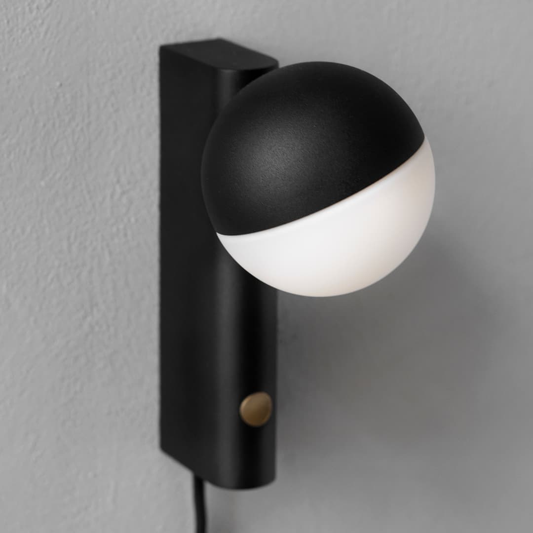 Balancer Mini Wandleuchte/Tischleuchte Black - Northern - Wohnzimmer - Design - Metall