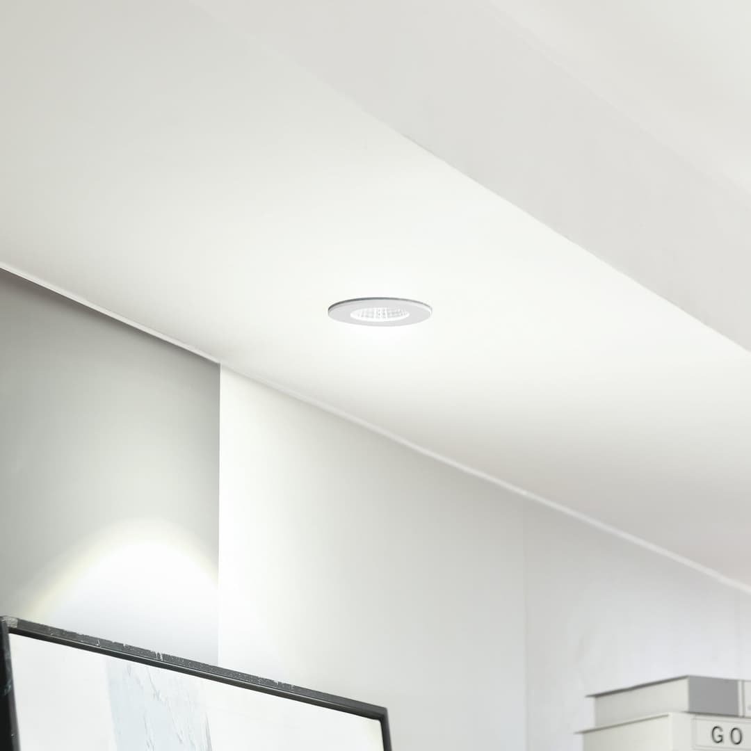 Lirin LED Einabuspot 4000K IP65 Weiß - Arcchio - Wohnzimmer - Modern - Aluminium - Rund