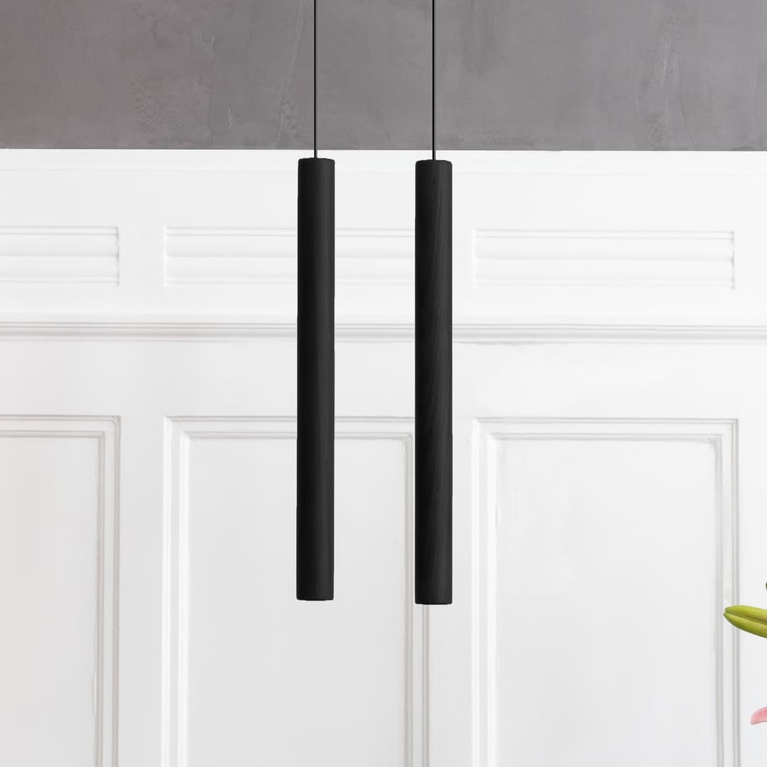 Chimes Tall Black - UMAGE - Wohnzimmer - Skandinavisch - Holz - Einflammig