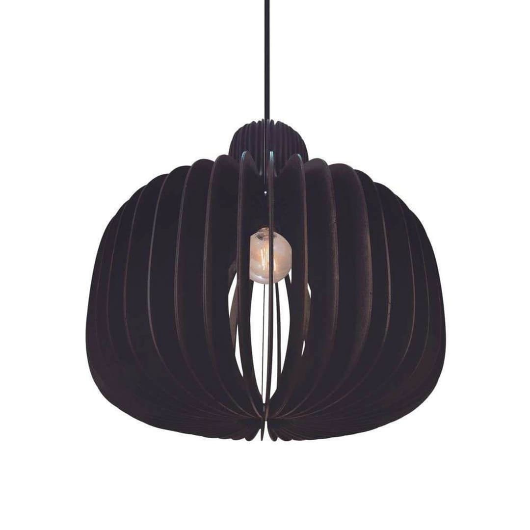 Hazo 43 Pendelleuchte Schwarz - Nordlux - Wohnzimmer - Skandinavisch - Holz - Einflammig