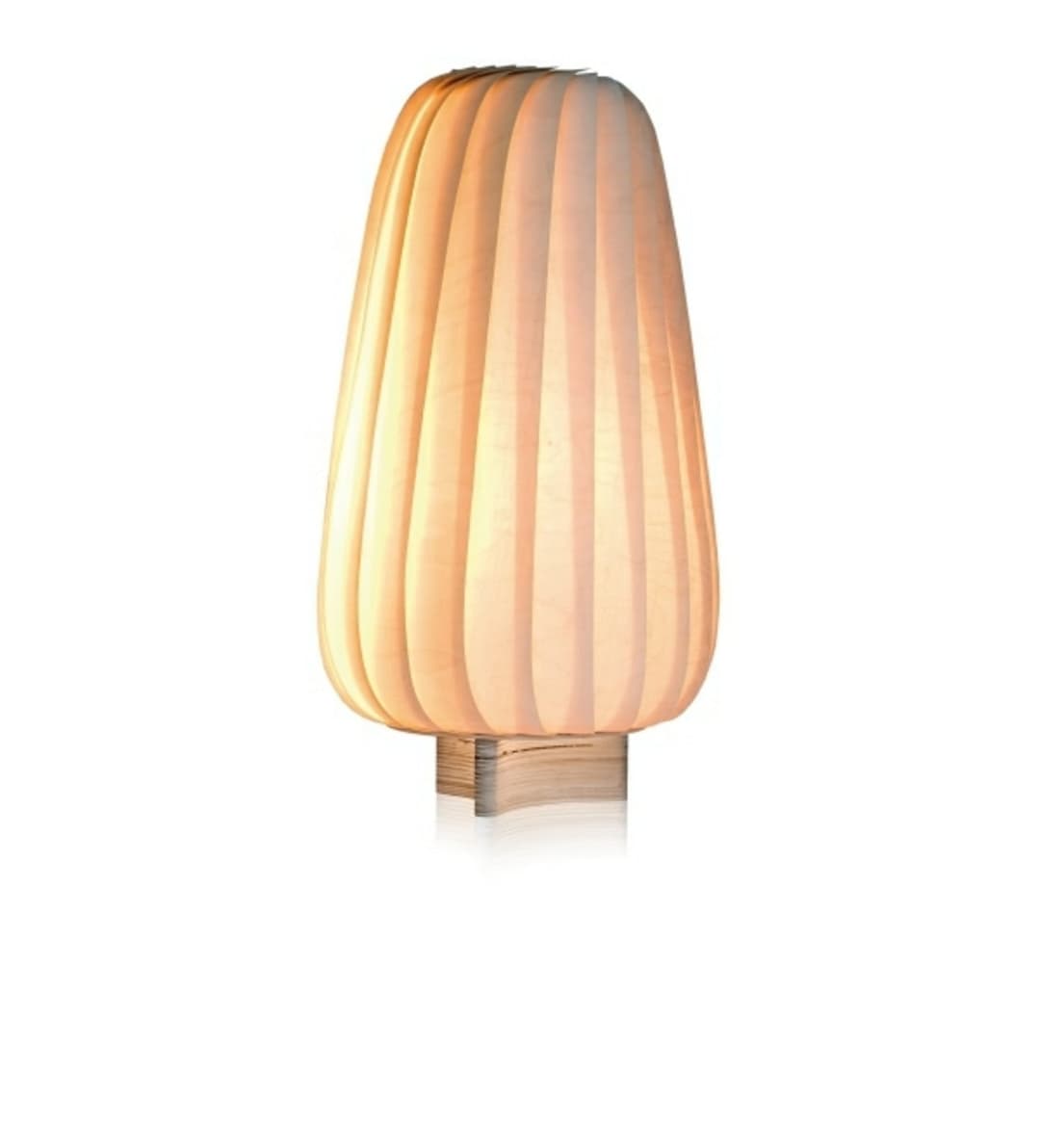 ST906 Tischleuchte birke 47 cm hoch Holz E27 - Tom Rossau - Wohnzimmer - Design - Einflammig