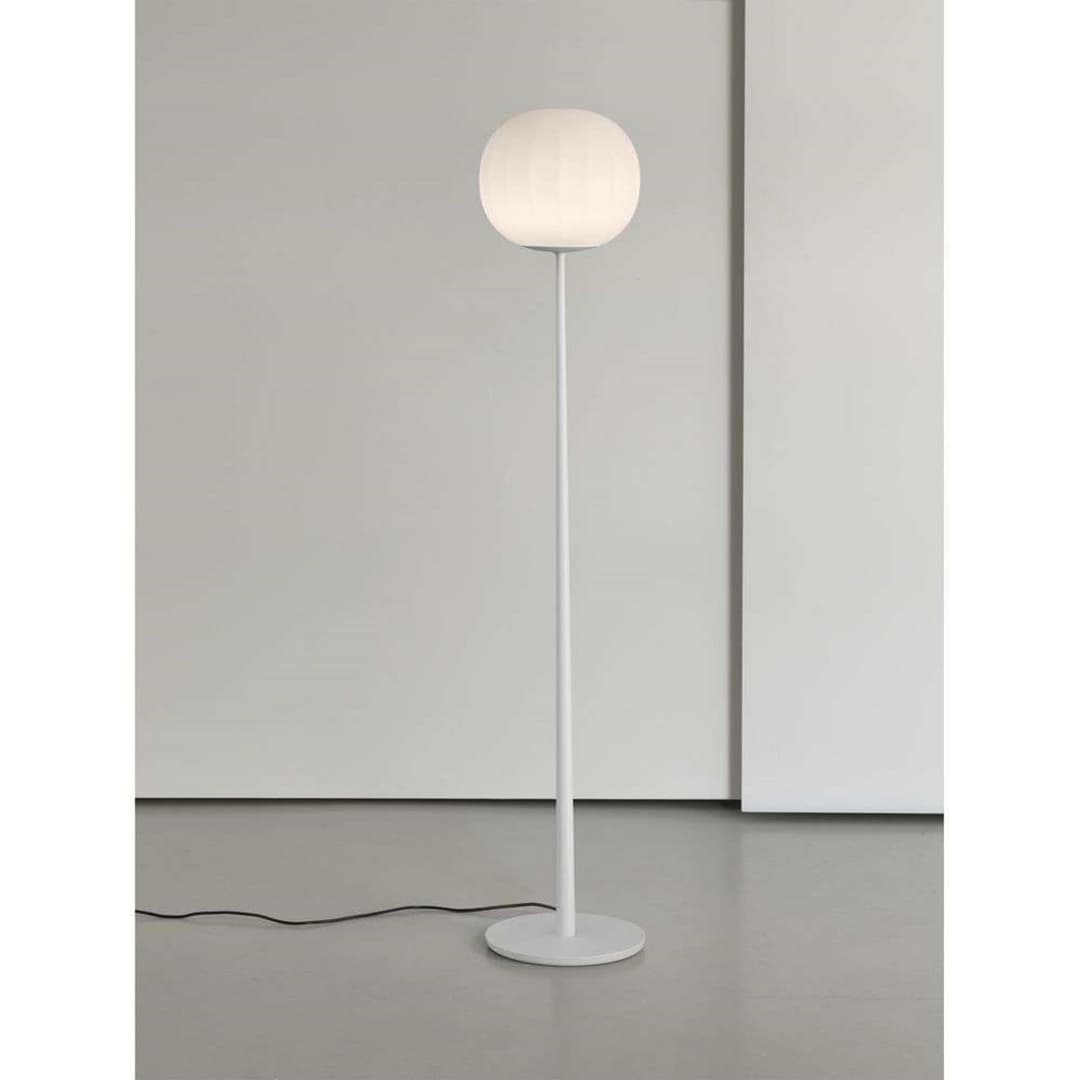 Lita Stehleuchte Ø42 White - Luceplan - Wohnzimmer - Glas