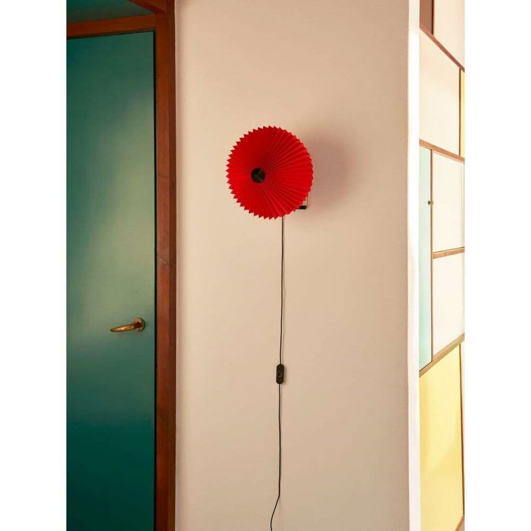 Matin 380 Wandleuchte Bright Red - HAY - Wohnzimmer - Metall