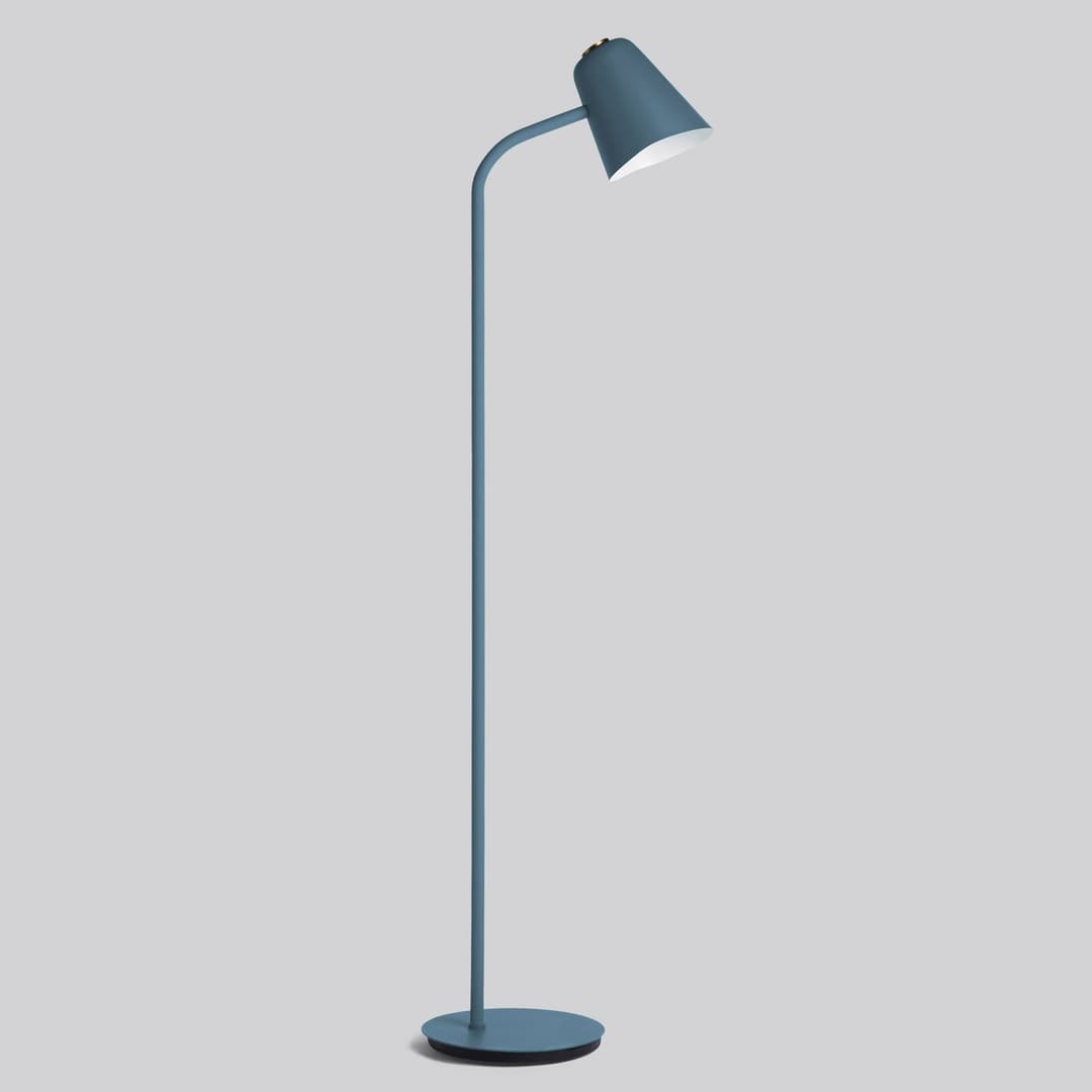 Me Stehleuchte Dim Petrol Blue - Northern Me dim - Wohnzimmer - Design - Metall - Einflammig