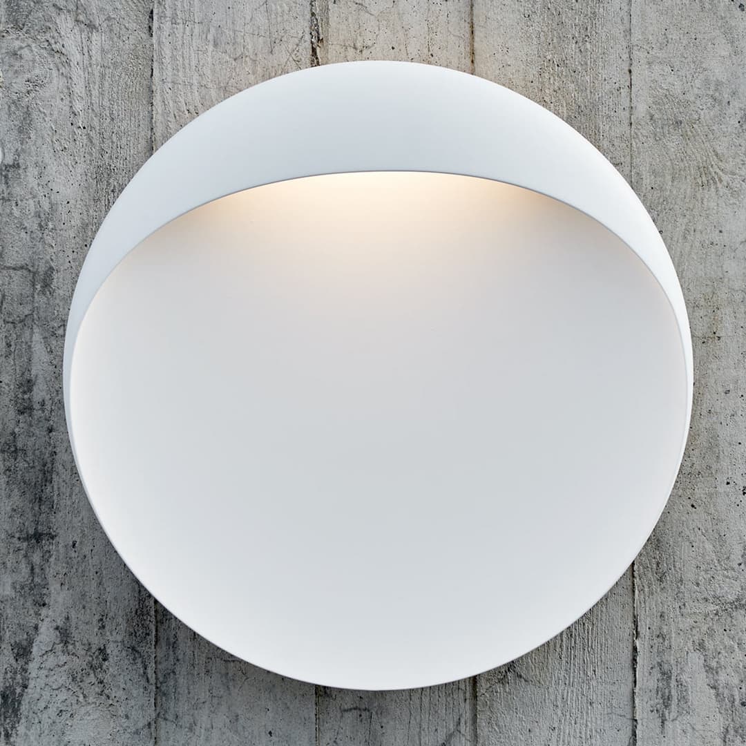 Flindt Wandleuchte Ø300 3000K Weiß - Louis Poulsen - Wohnzimmer - Design - Aluminium - Rund