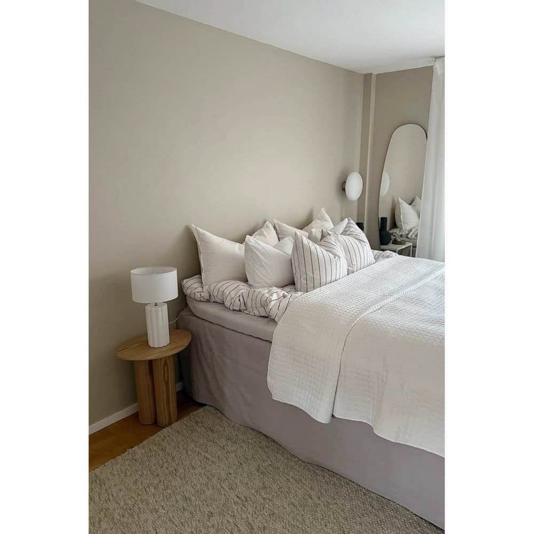 Column Tischleuchte White/White - Markslöjd - Schlafzimmer - Stoff / Textil