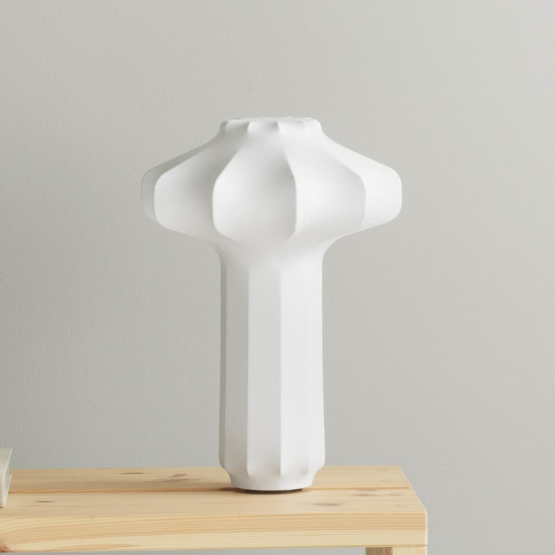 LED-Tischleuchte Phantom, weiß, Höhe 43 cm - Normann Copenhagen - Wohnzimmer - Modern - Kunststoff - Einflammig