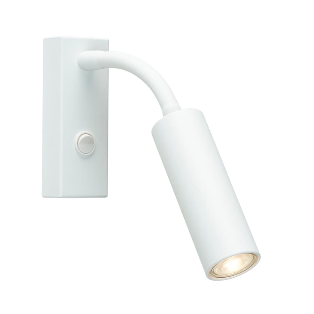 Pipeline Flex Wandleuchte Matt White - Herstal - Wohnzimmer - Metall