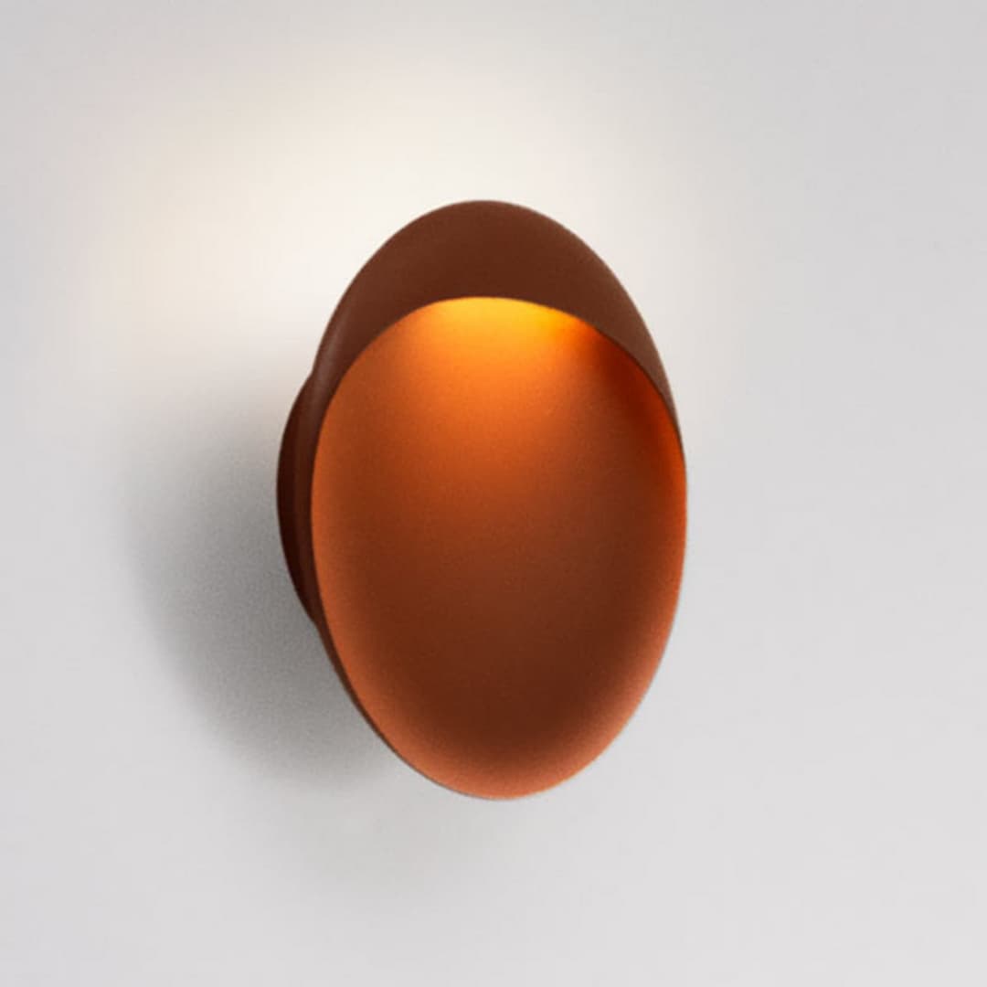 Flindt Wandleuchte Ø200 2700K Corten - Louis Poulsen - Wohnzimmer - Design - Aluminium - Rund