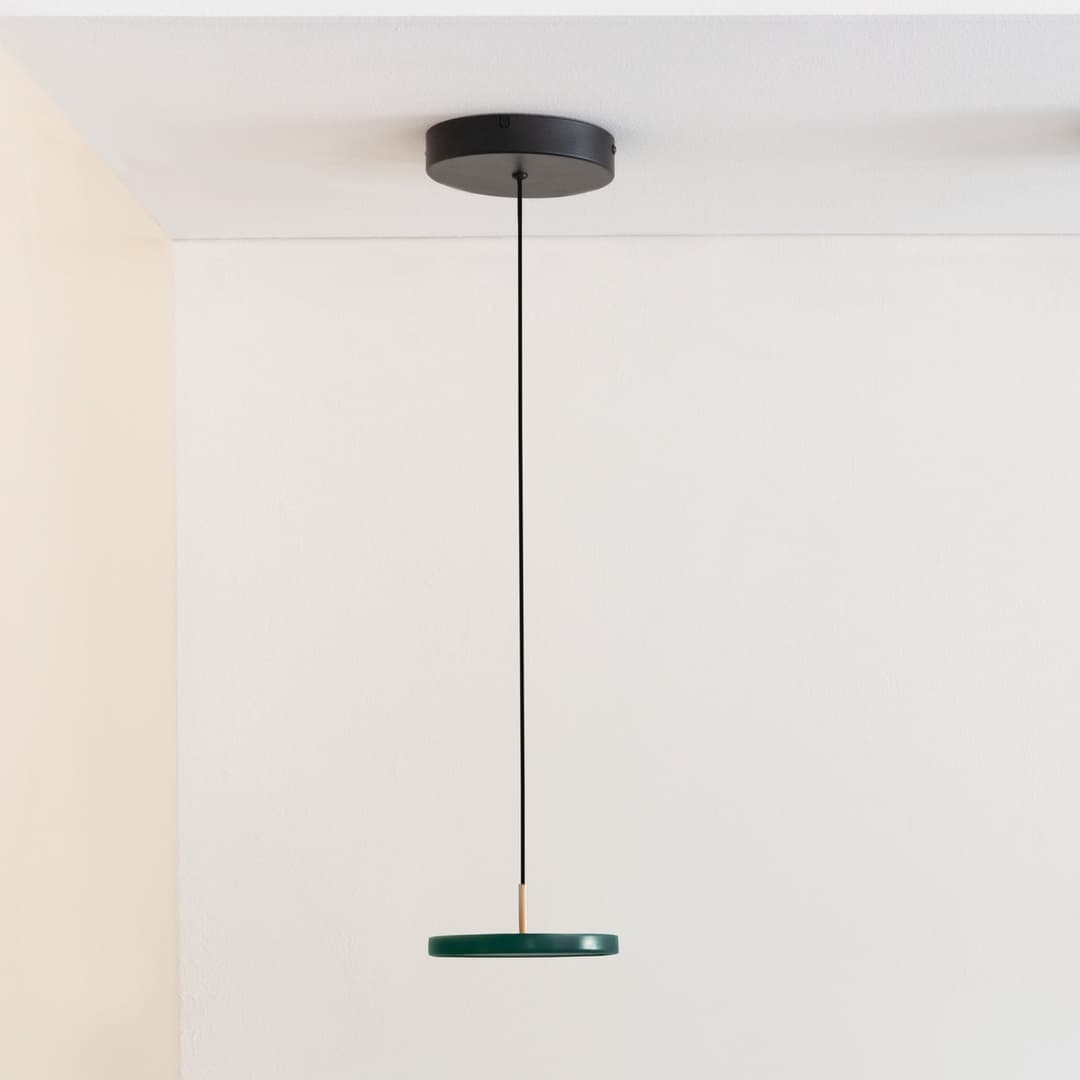 Asteria Pendelleuchte Micro V2 Forest Green - UMAGE Asteria Micro V2 - Wohnzimmer - Skandinavisch - Metall - Einflammig