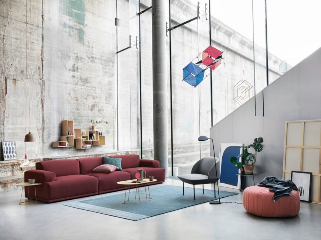 Grain Pendelleuchte Dusty Green - Muuto - Esszimmer - Bambus