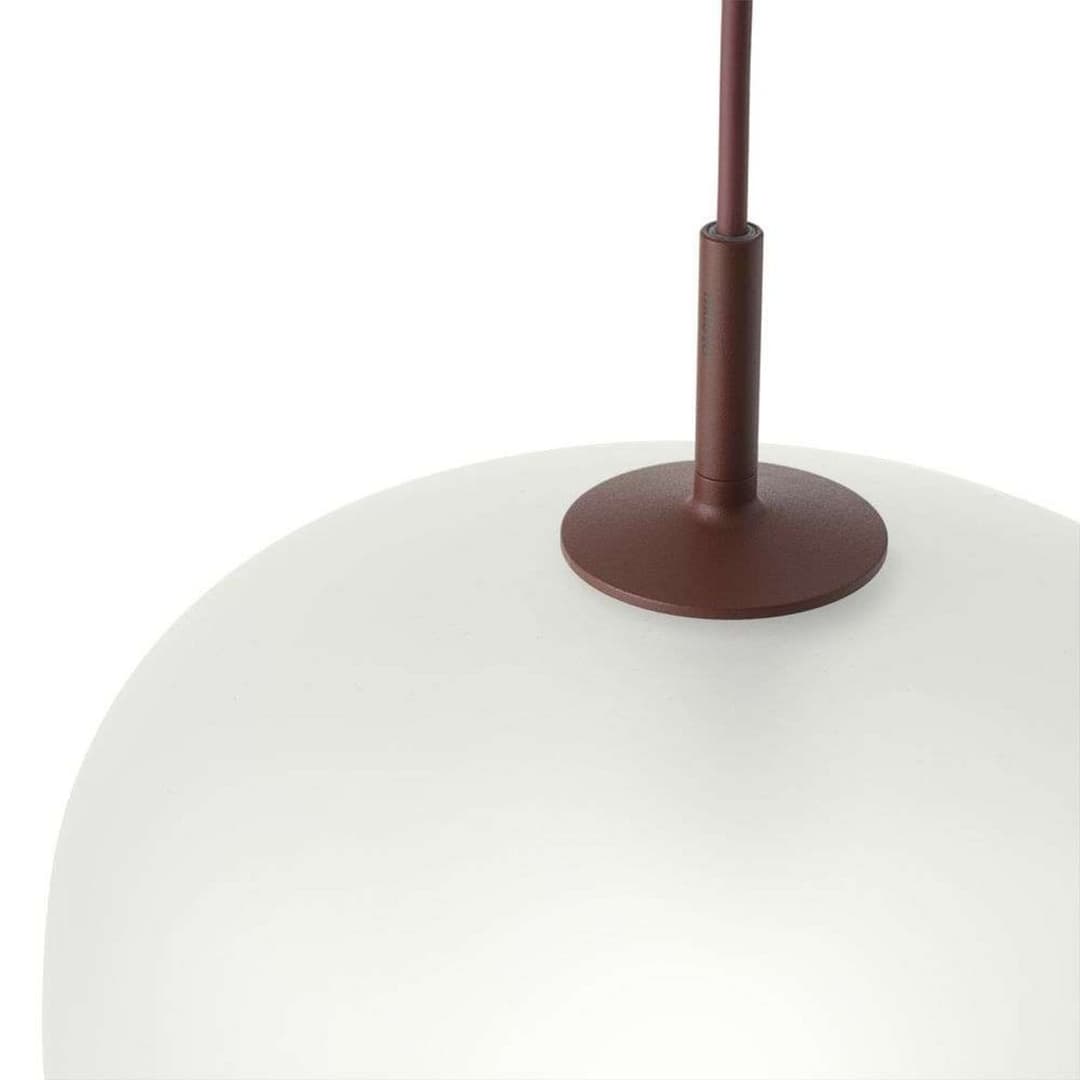 Rime Pendelleuchte Ø25 Deep Red - Muuto - Wohnzimmer - Glas