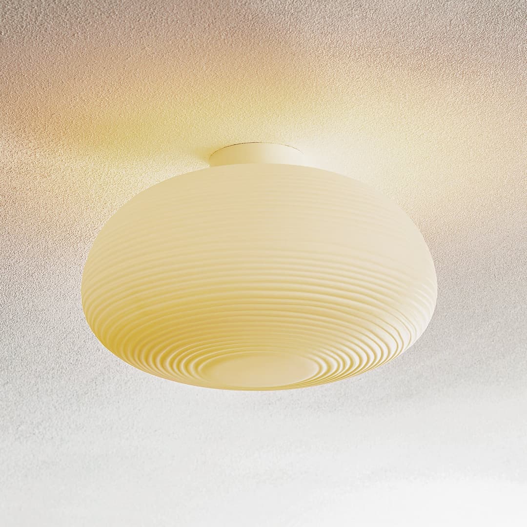 Rituals 2 Deckenleuchte, Glas, Ø 34 cm - Foscarini - Wohnzimmer - Design - Kugel