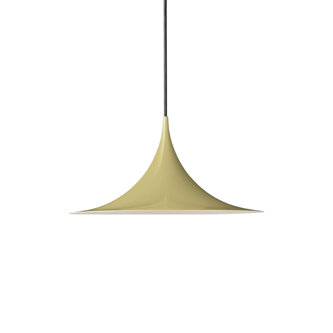 Semi Pendelleuchte Ø30 Glossy Fennel Seed - GUBI - Wohnzimmer - Design - Metall - Einflammig