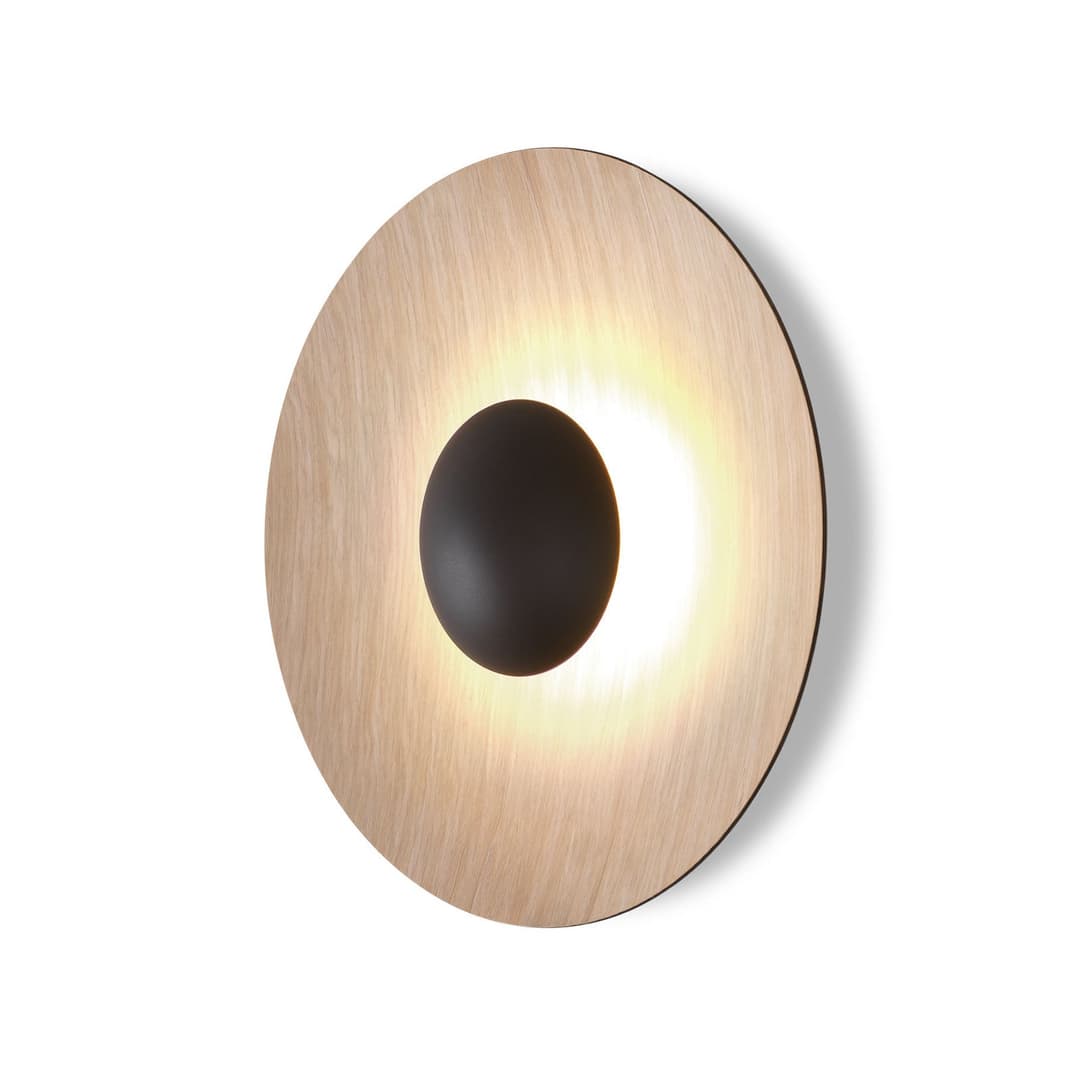 Ginger 20 C Wandleuchte/Deckenleuchte Oak-Oak - Marset - Wohnzimmer - Design - Metall - Rund