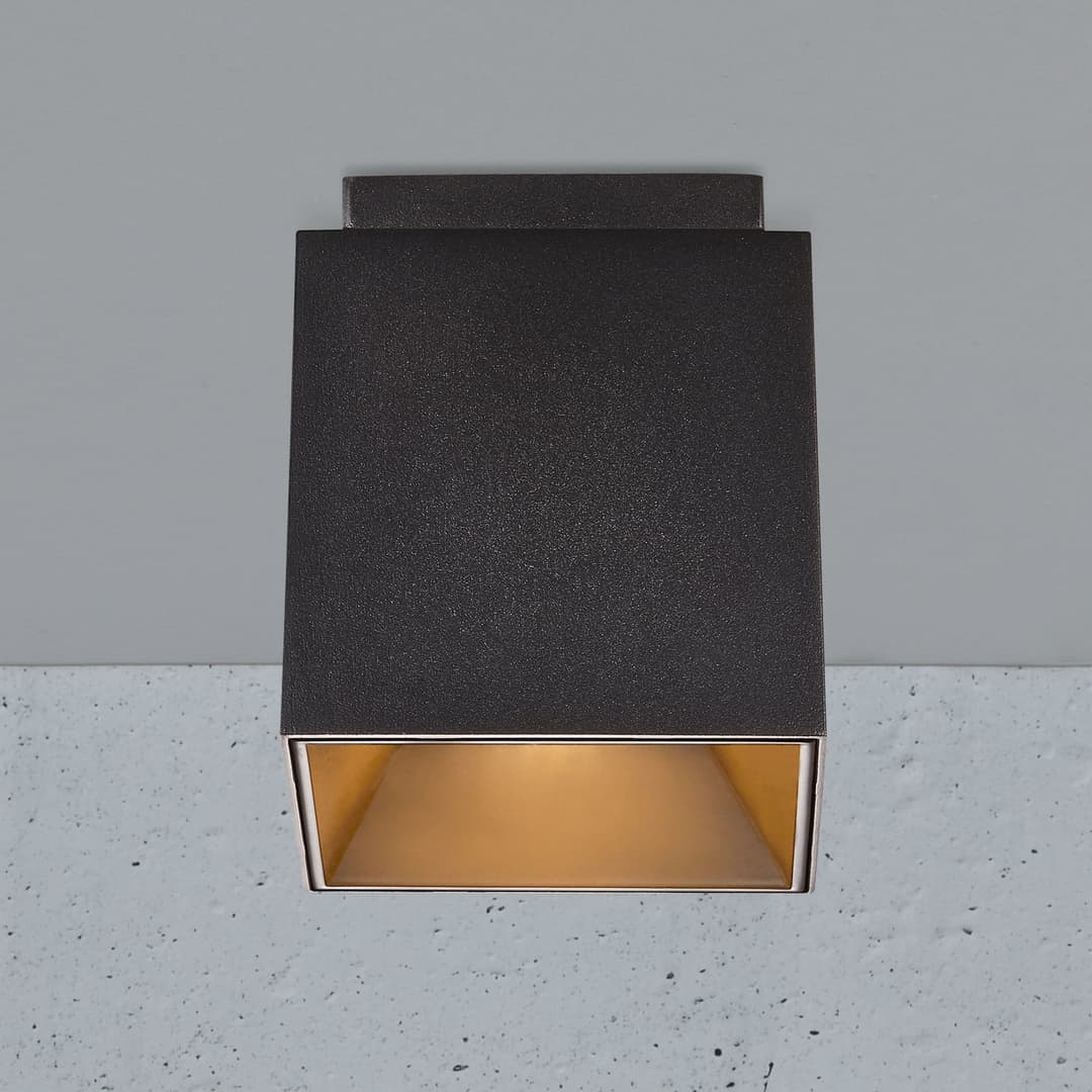 Ethan 1 Deckenleuchte Black - Nordlux - Küche - Modern - Metall - Eckig