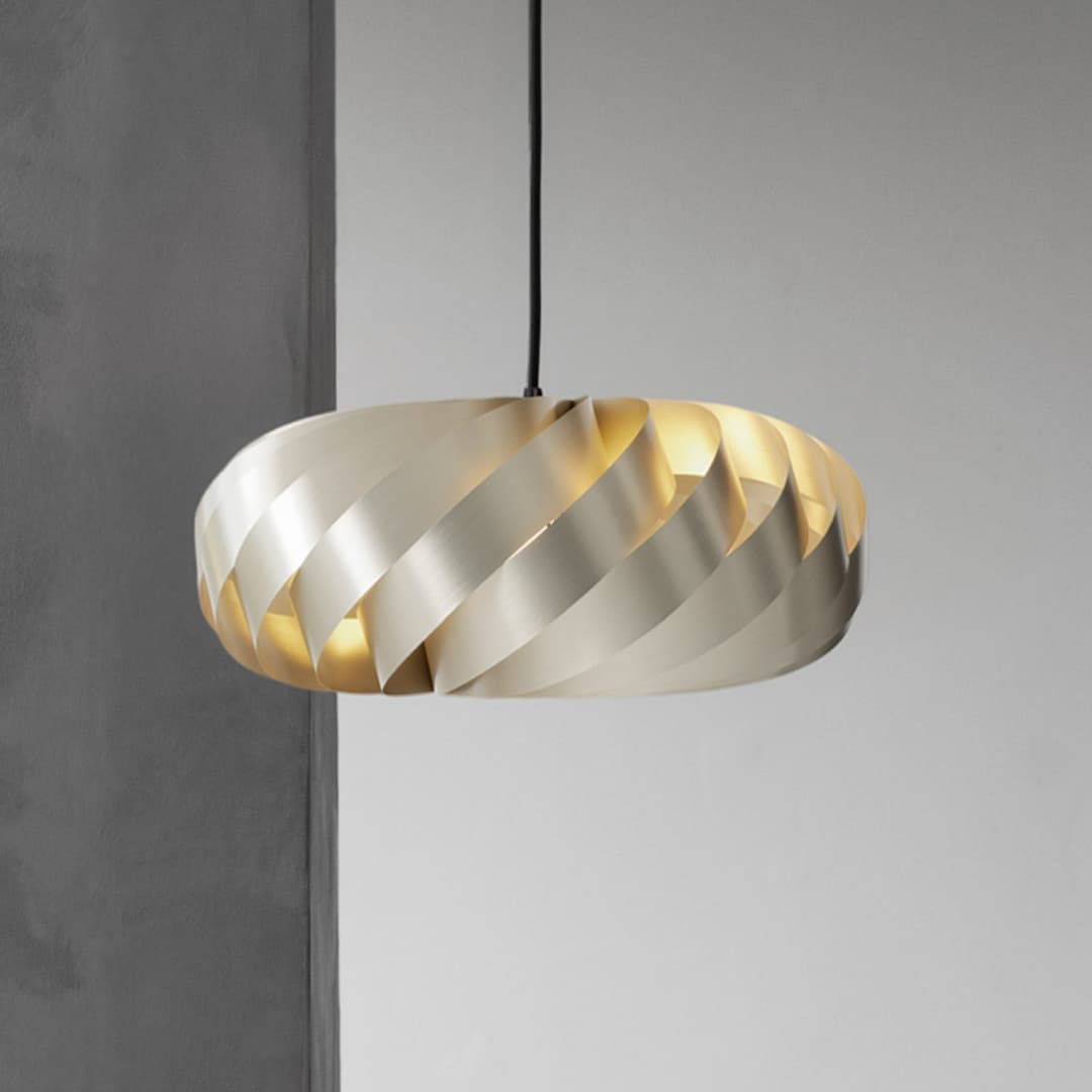 Pendelleuchte TR5 Ø 40 cm gold Aluminium - Tom Rossau - Wohnzimmer - Design - Einflammig
