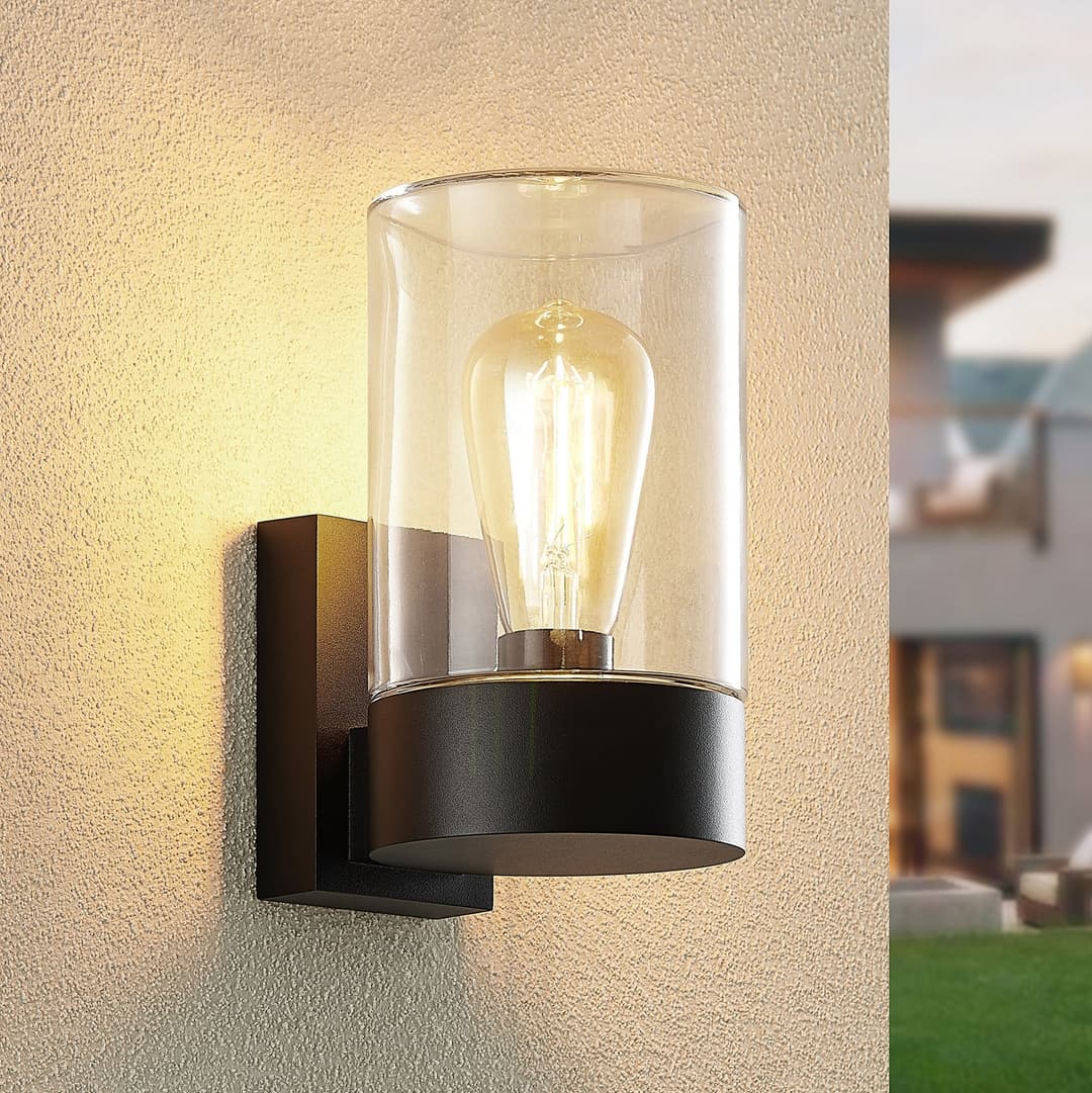Liljana Außenwandleuchte IP65 Black - Arcchio - Terrasse - Modern - Metall - Einflammig