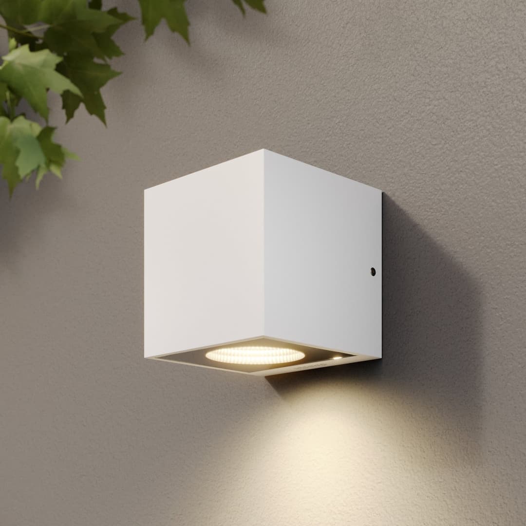Tassnim LED Außenwandleuchte White - Arcchio - Modern - Metall - Eckig