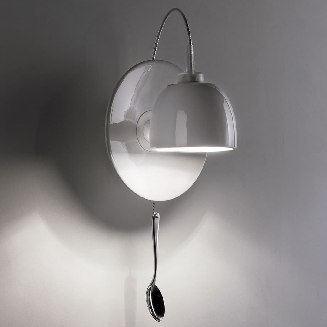 Light Au Lait Wandleuchte - Ingo Maurer - Wohnzimmer - Design - Keramik - Einflammig