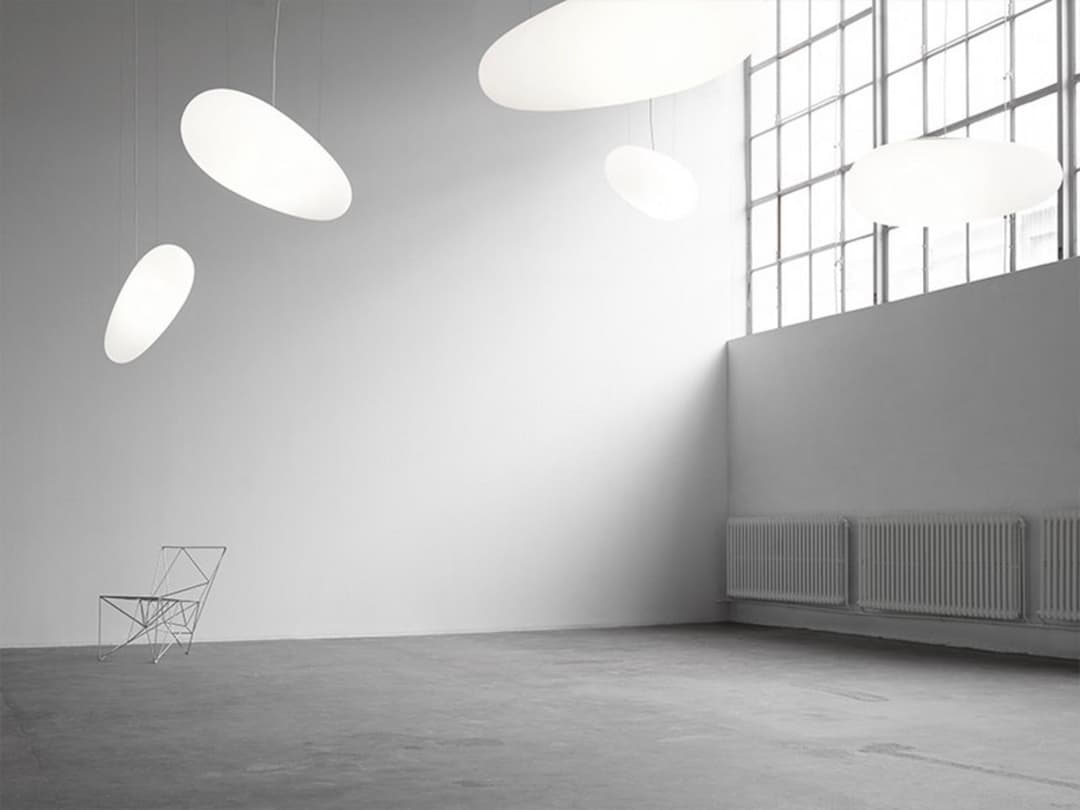 Avion Pendelleuchte, weiß - Fritz Hansen - Wohnzimmer - Kunststoff