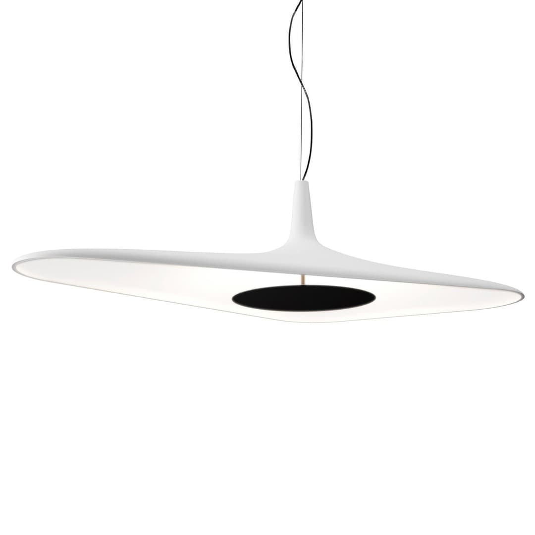 Soleil Noir Pendelleuchte 35 Weiß - Luceplan - Wohnzimmer - Design - Kunststoff - Einflammig