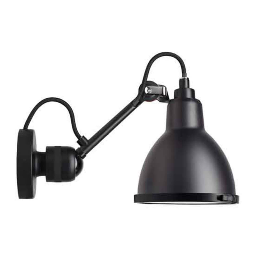 Lampe Gras 304 Seaside Außen-Wandleuchte, schwarz - DCW - Terrasse - Design - Metall