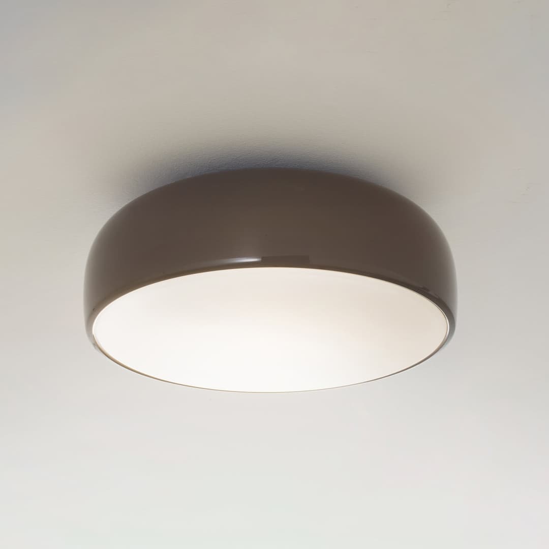 Smithfield C Loftlampe Mud - Flos - Wohnzimmer - Design - Metall - Rund