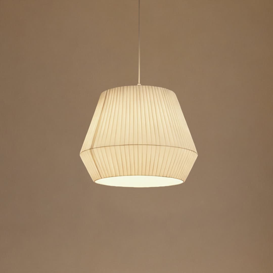 Vitore Deckenleuchte Weiß - Lindby - Wohnzimmer - Skandinavisch - Stoff / Textil - Einflammig