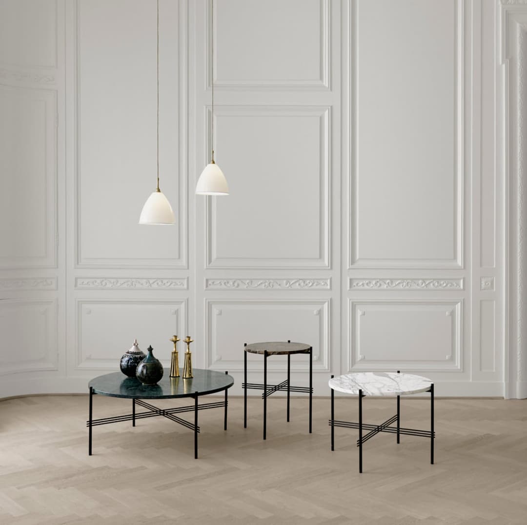 Bestlite BL9 Pendelleuchte Ø21 Messing/Grau - GUBI - Wohnzimmer - Metall