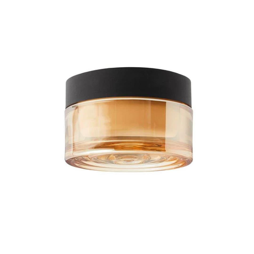 Otto Wave Wandleuchte/Deckenleuchte IP65 Amber - Loom Design - Badezimmer - Modern - Glas - Einflammig
