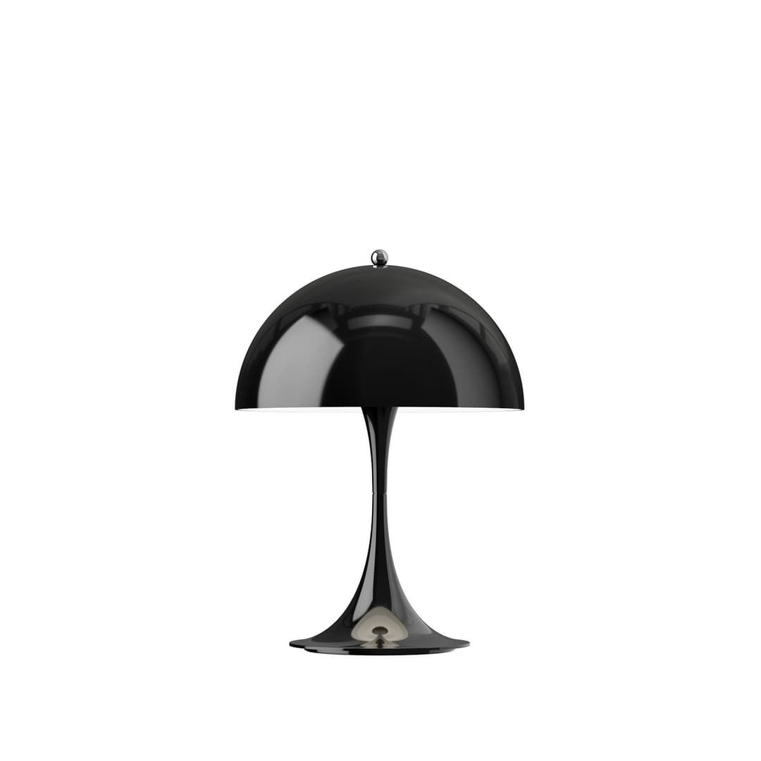 Panthella 250 PORTABLE LED-Akkulampe schwarz - Louis Poulsen - Wohnzimmer - Modern - Kunststoff - Mit Schirm
