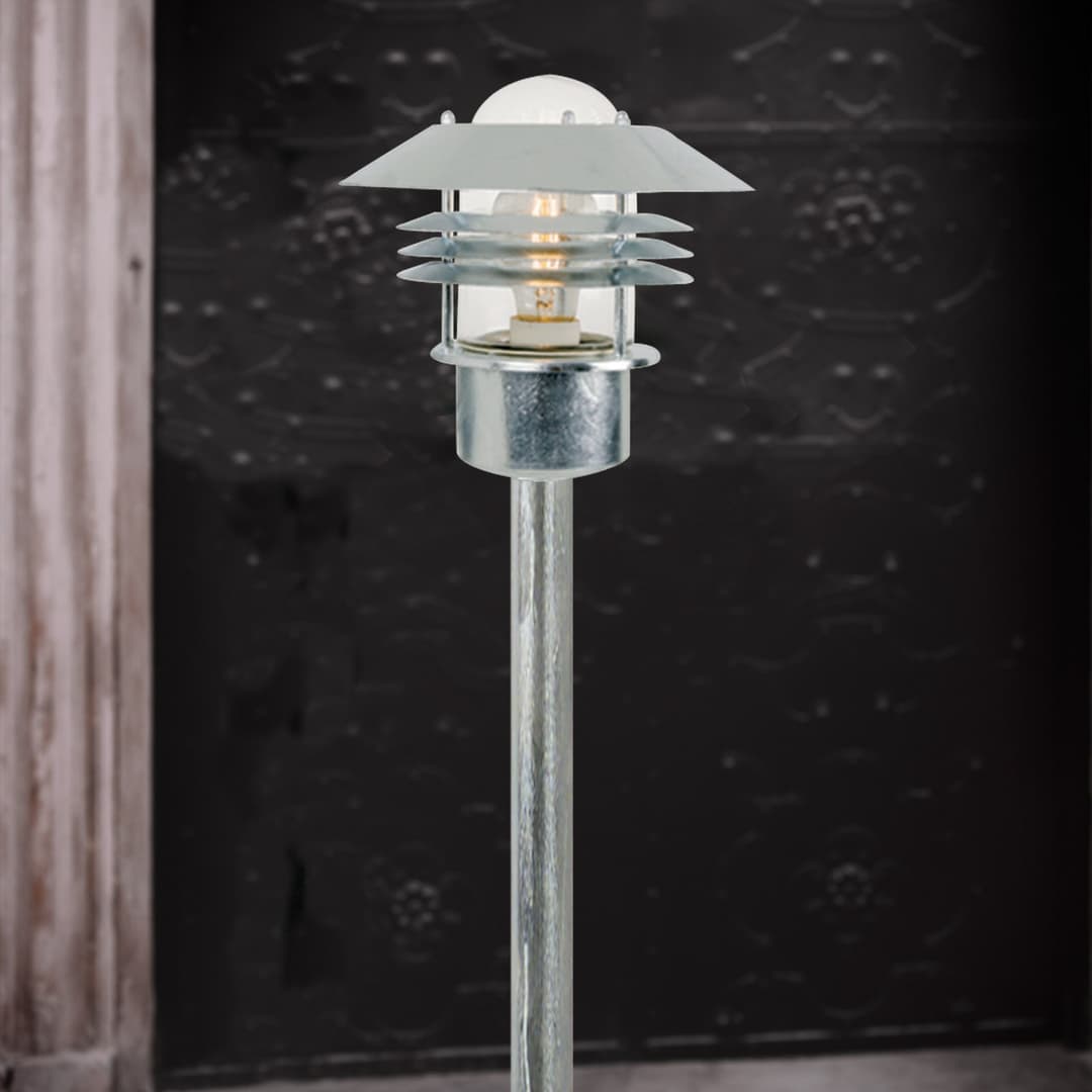 Vejers Gartenleuchte Galvanised - Nordlux - Metall - Einflammig