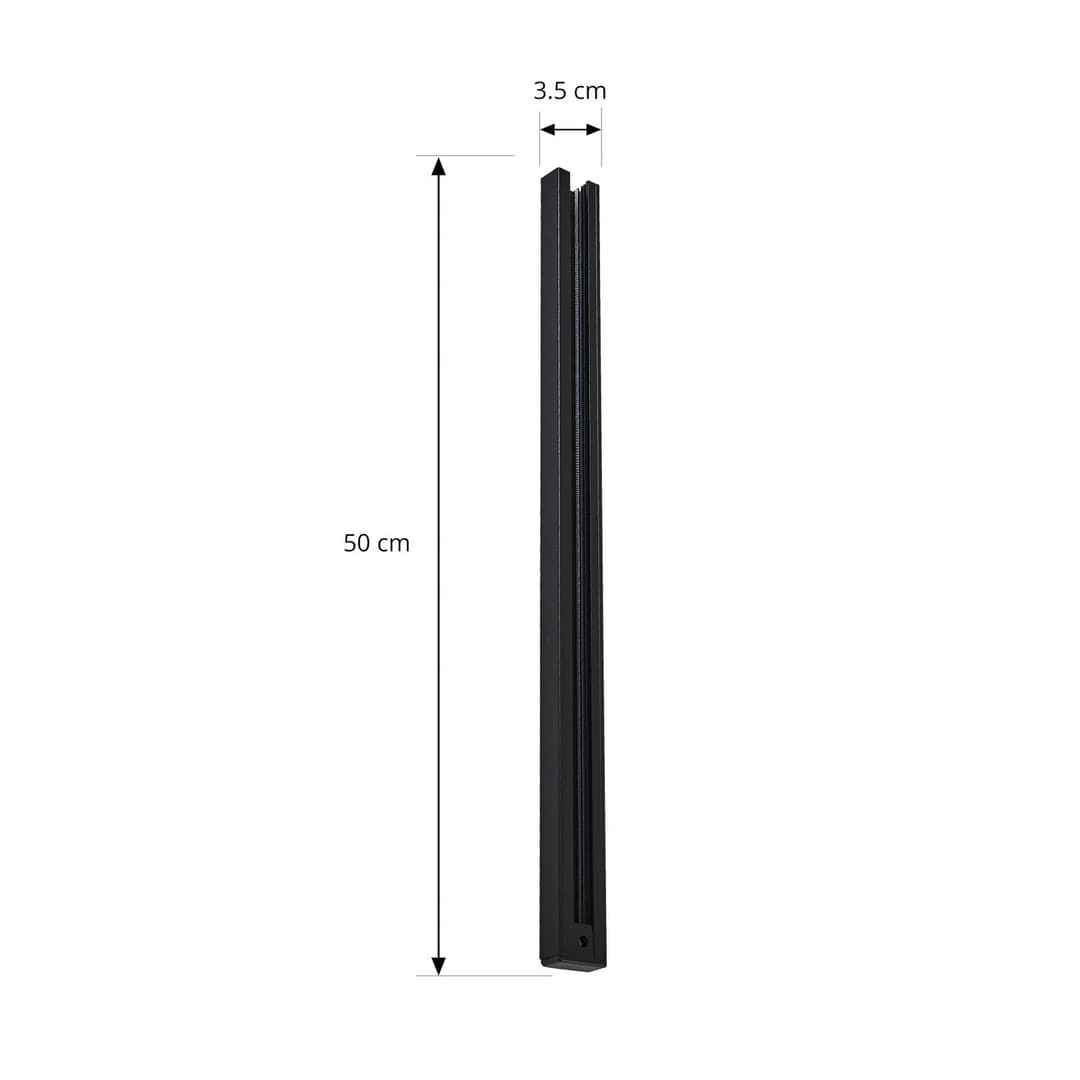 Linaro Stromschiene L50 Schwarz - Lindby - Flurbereich - Modern - Aluminium