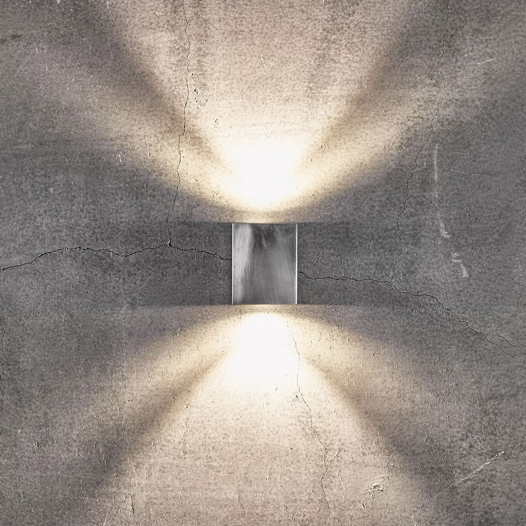 Canto Kubi 2 Wandleuchte Galvanised - Nordlux - Modern - Metall - Mehrflammig