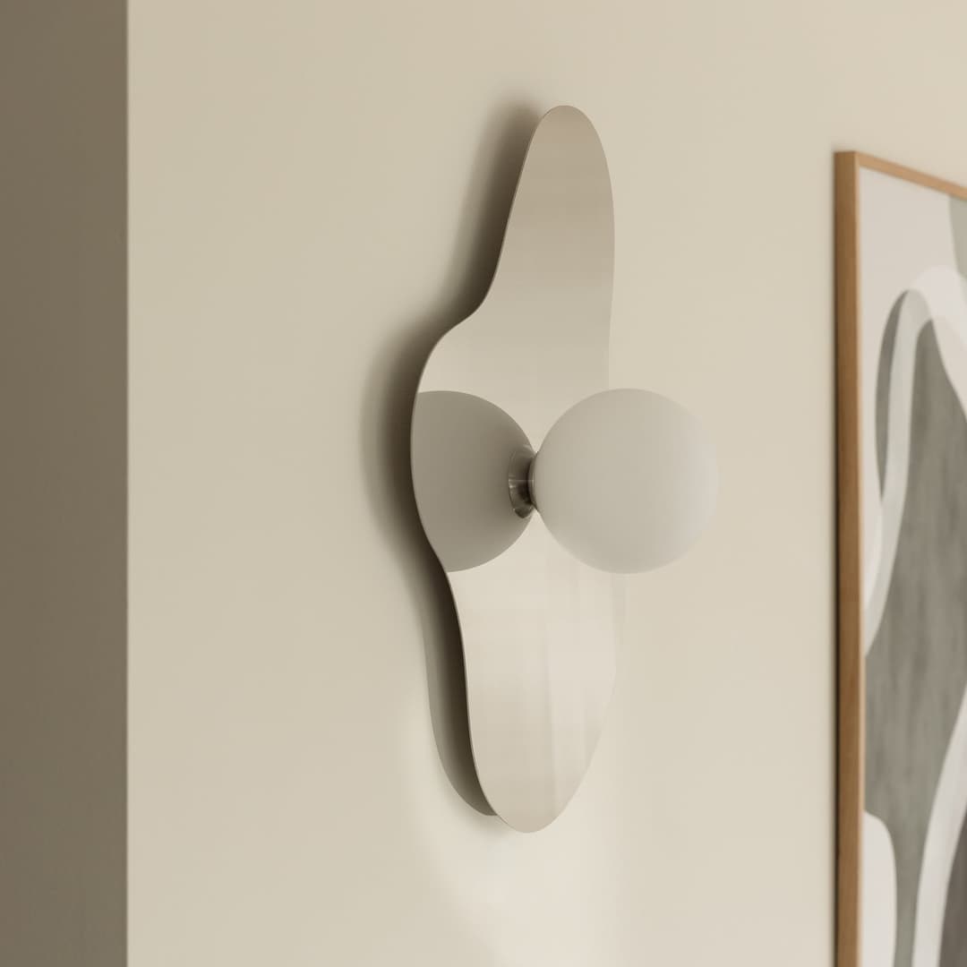 Illusion Wandleuchte chrom Glas 60 cm - Globen Lighting - Wohnzimmer - Modern - Einflammig