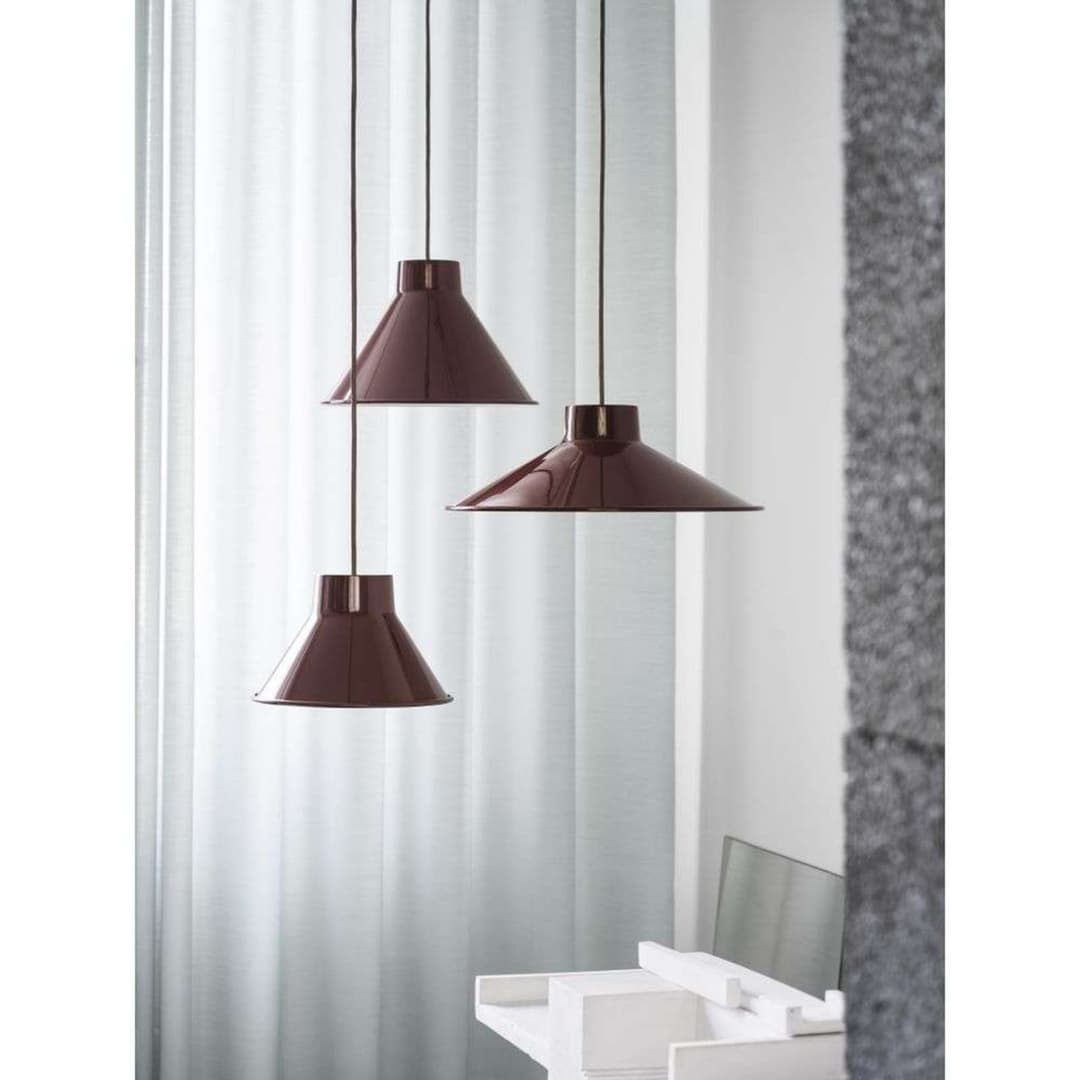 Top Pendelleuchte Ø36 Deep Red - Muuto - Esszimmer - Design - Metall