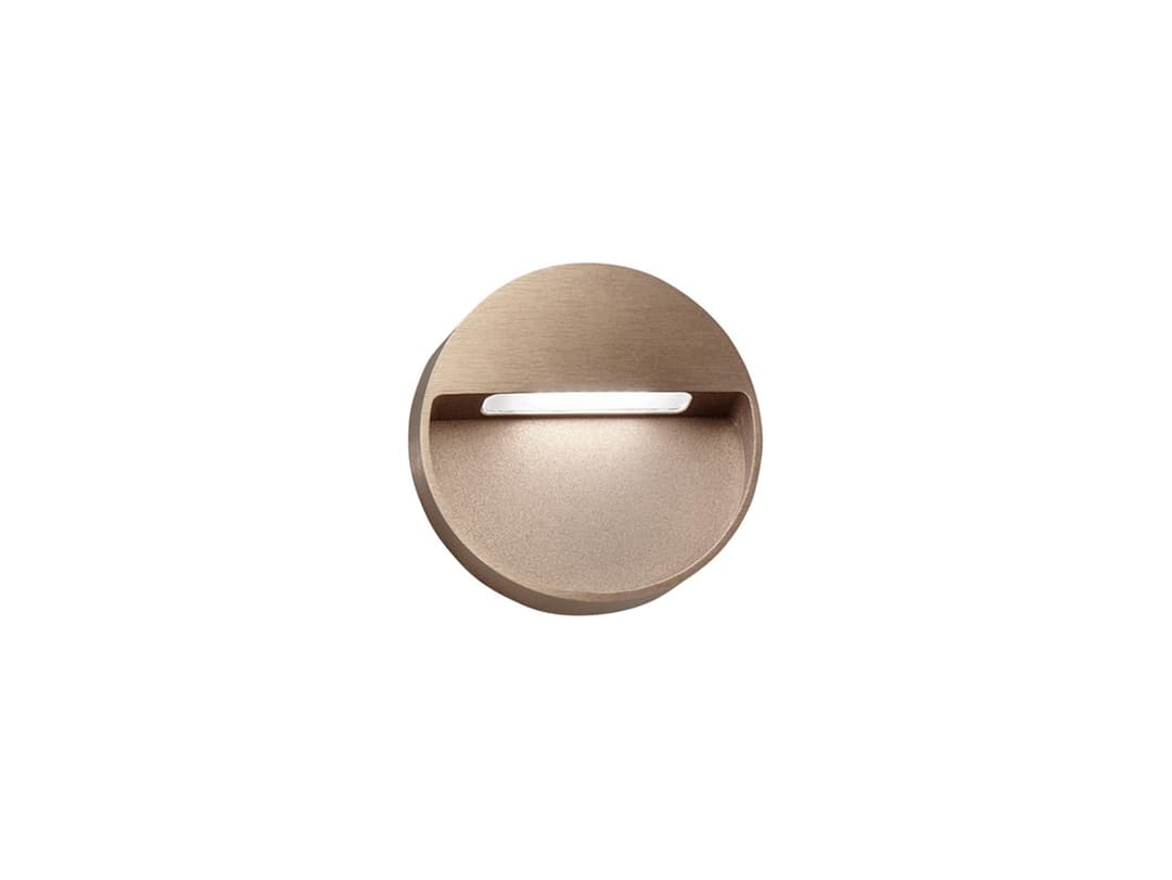Serious 3 Wandleuchte IP54 2700K Rose Gold - LIGHT-POINT - Terrasse - Aluminium