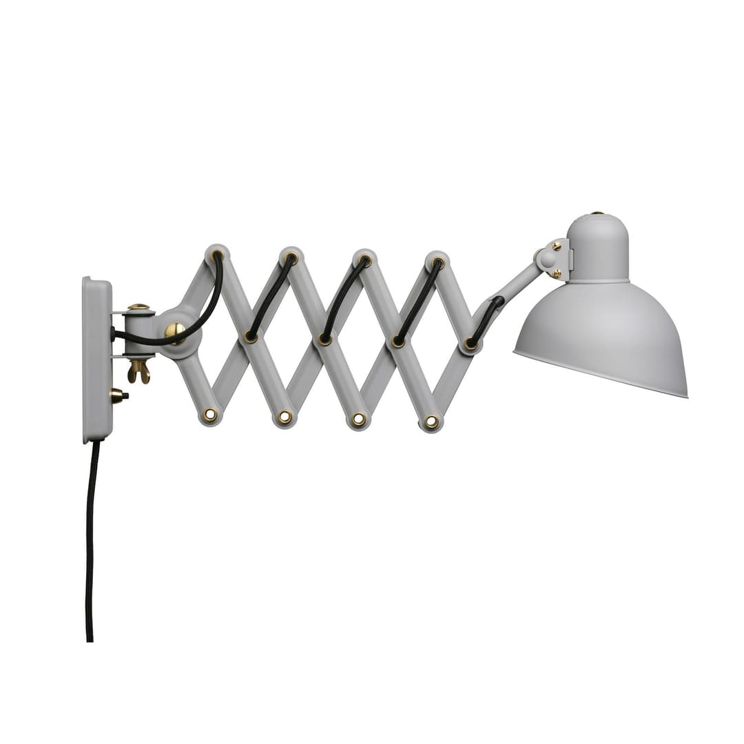 KAISER idell™ 6718-W Wand-/Saxeleuchte Matt Easy Grau - Fritz Hansen Kaiser idell 6718-W - Wohnzimmer - Design - Metall