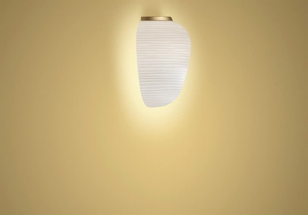 Rituals 3 Semi Wandleuchte Weiß - Foscarini - Wohnzimmer - Metall