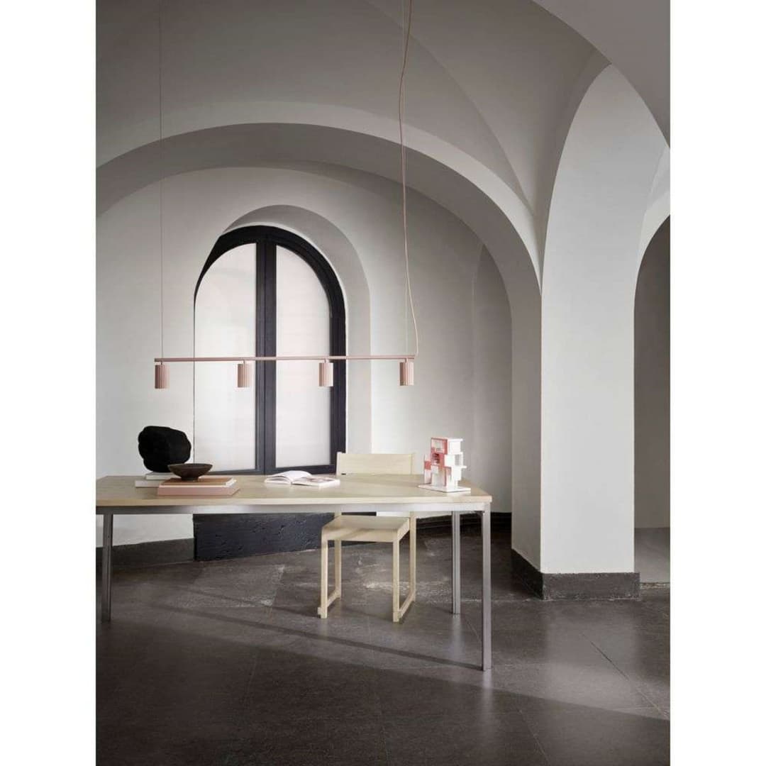 Donna Line 120 Pendelleuchte Linen - Pholc - Esszimmer - Aluminium