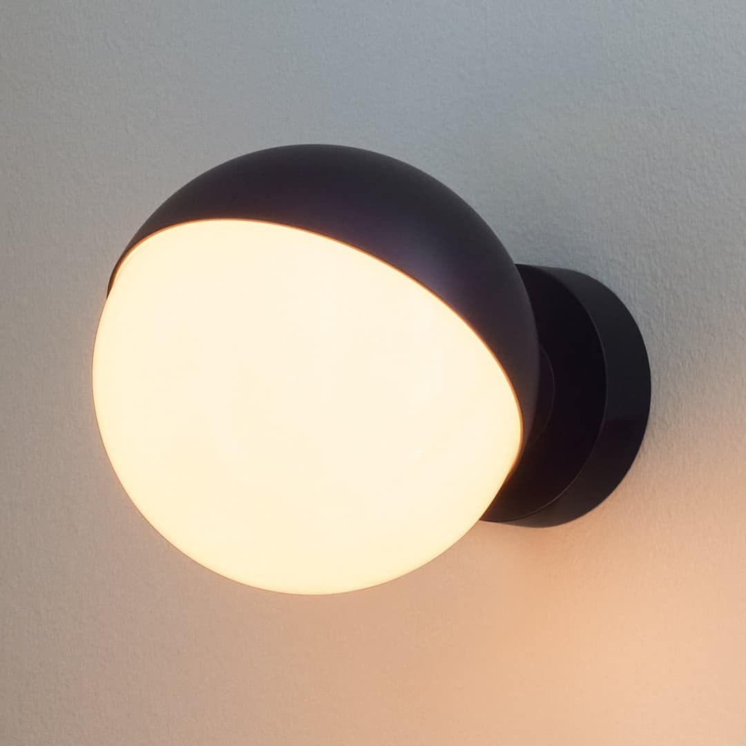VL Studio Wandleuchte Ø15 cm Hardwired Black - Louis Poulsen - Flurbereich - Design - Metall - Rund