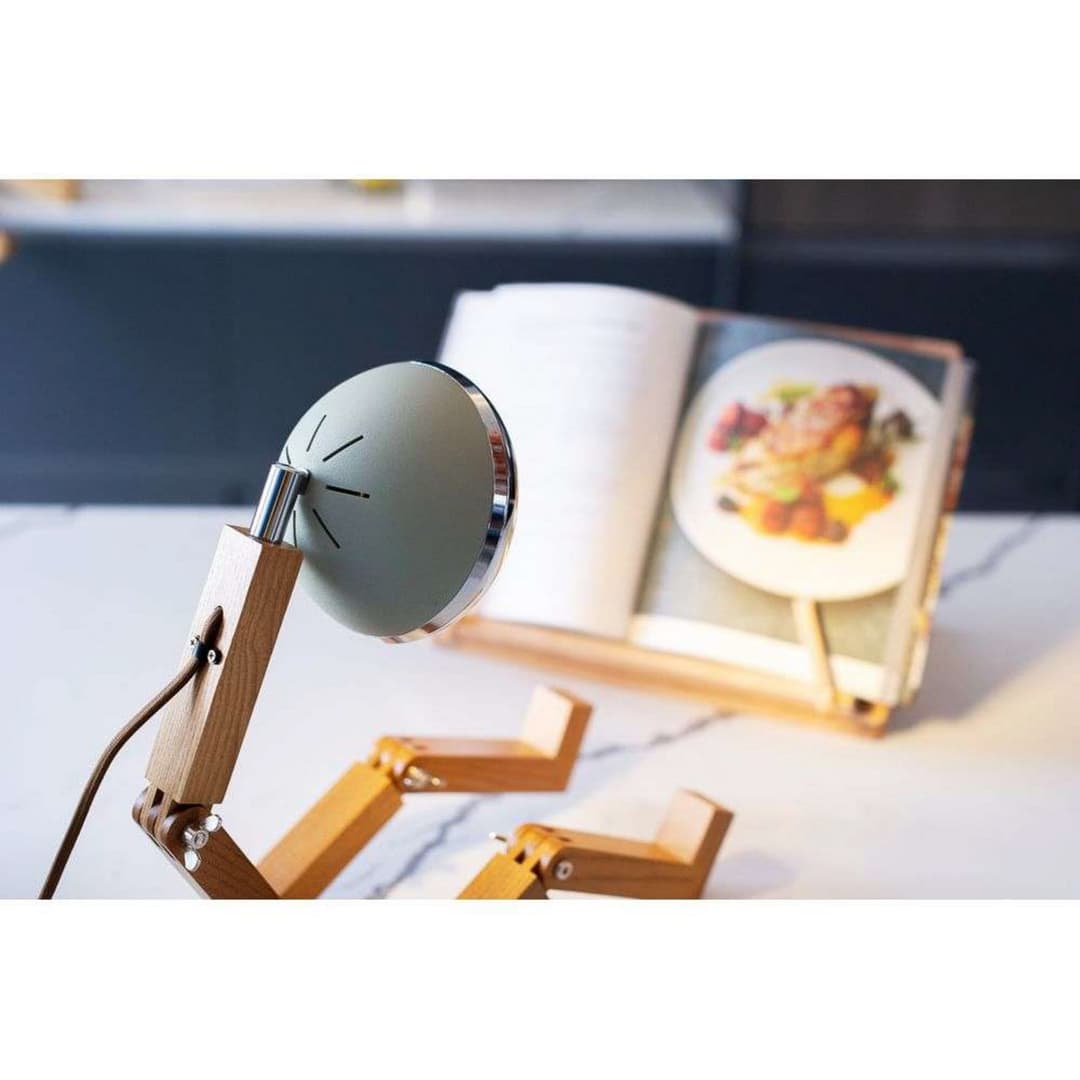 Mr Wattson Tischlampe 28cm alu/dunkelgrau Piffany Copenhagen MR. WATTSON - Wohnzimmer - Design - Holz - Einflammig