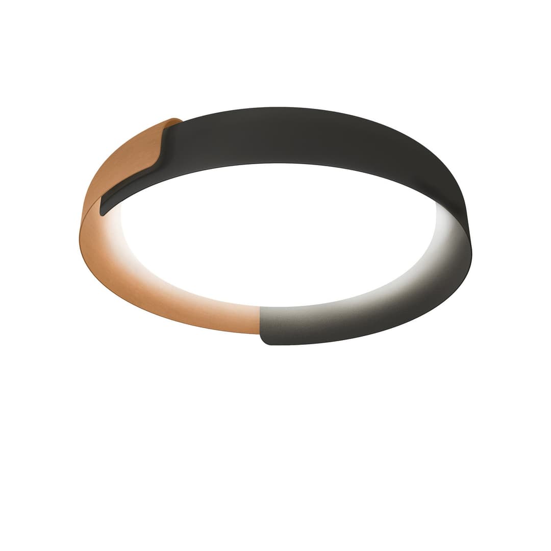 Dala Deckenleuchte Dark Grey/Copper - KDLN - Wohnzimmer - Design - Metall - Rund