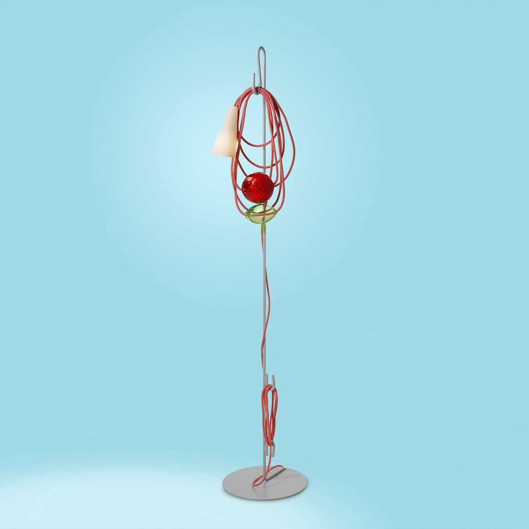 Filo Stehleuchte Emerald King - Foscarini - Wohnzimmer - Design - Metall - Einflammig