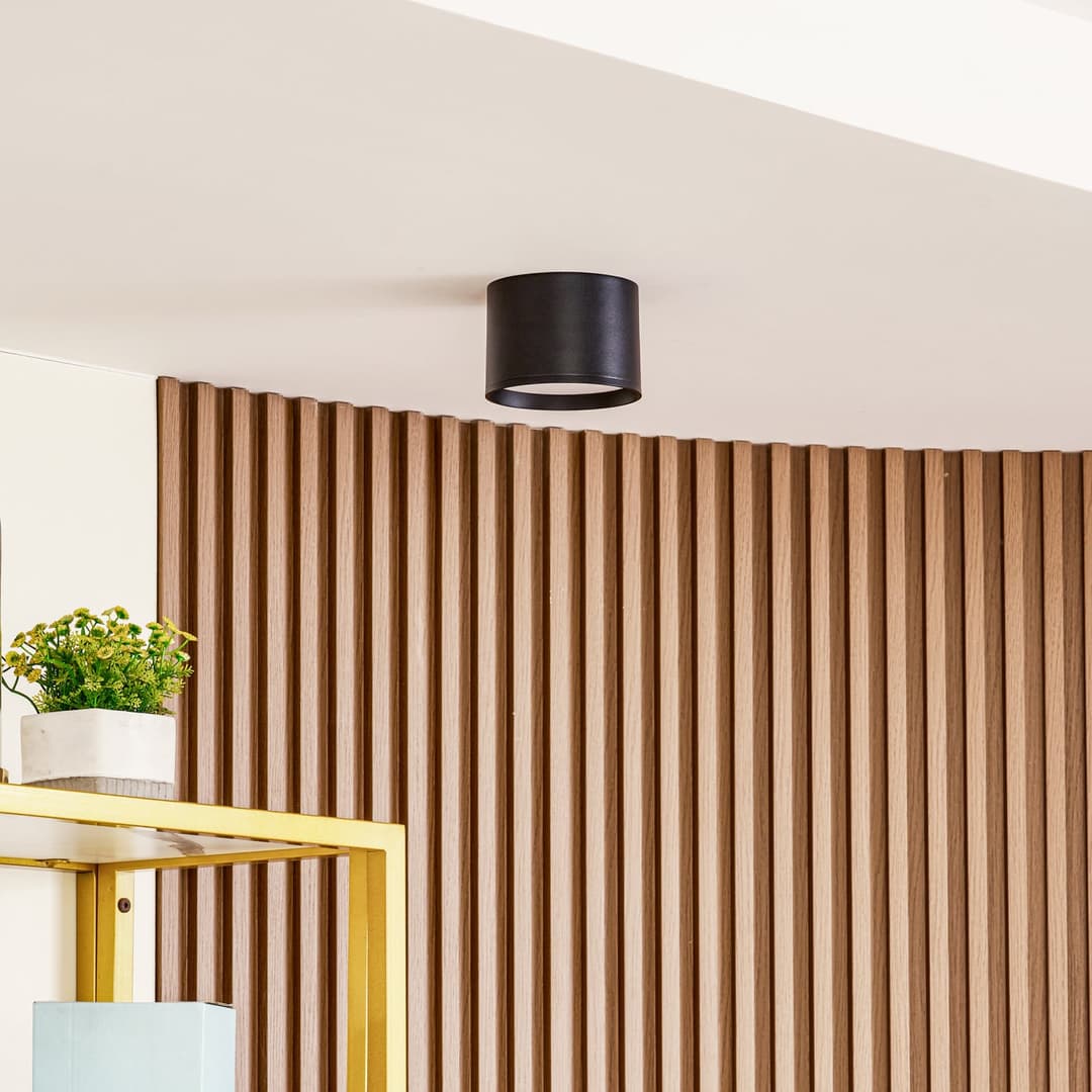 Nivoria LED Spotlight Ø12 Black - Lindby - Wohnzimmer - Modern - Aluminium - Rund