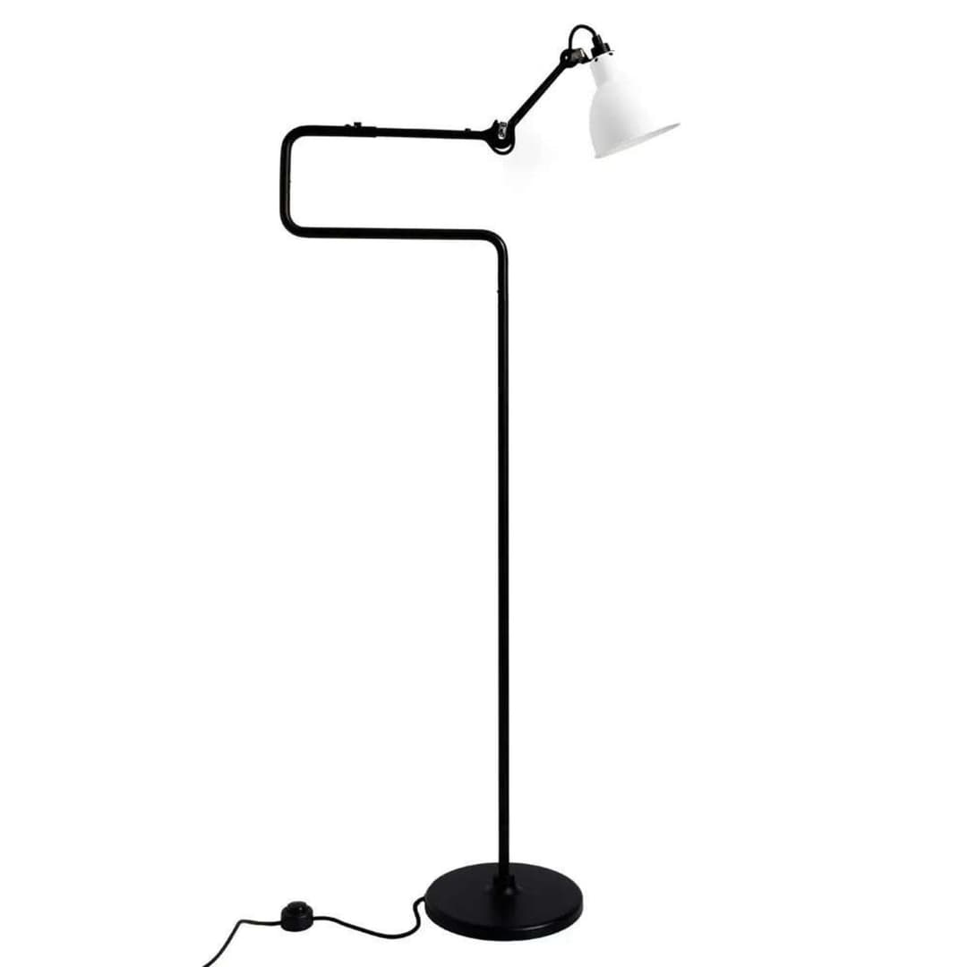 Lampe Gras 411 Stehleuchte, schwarz/weiß - DCW - Wohnzimmer - Metall