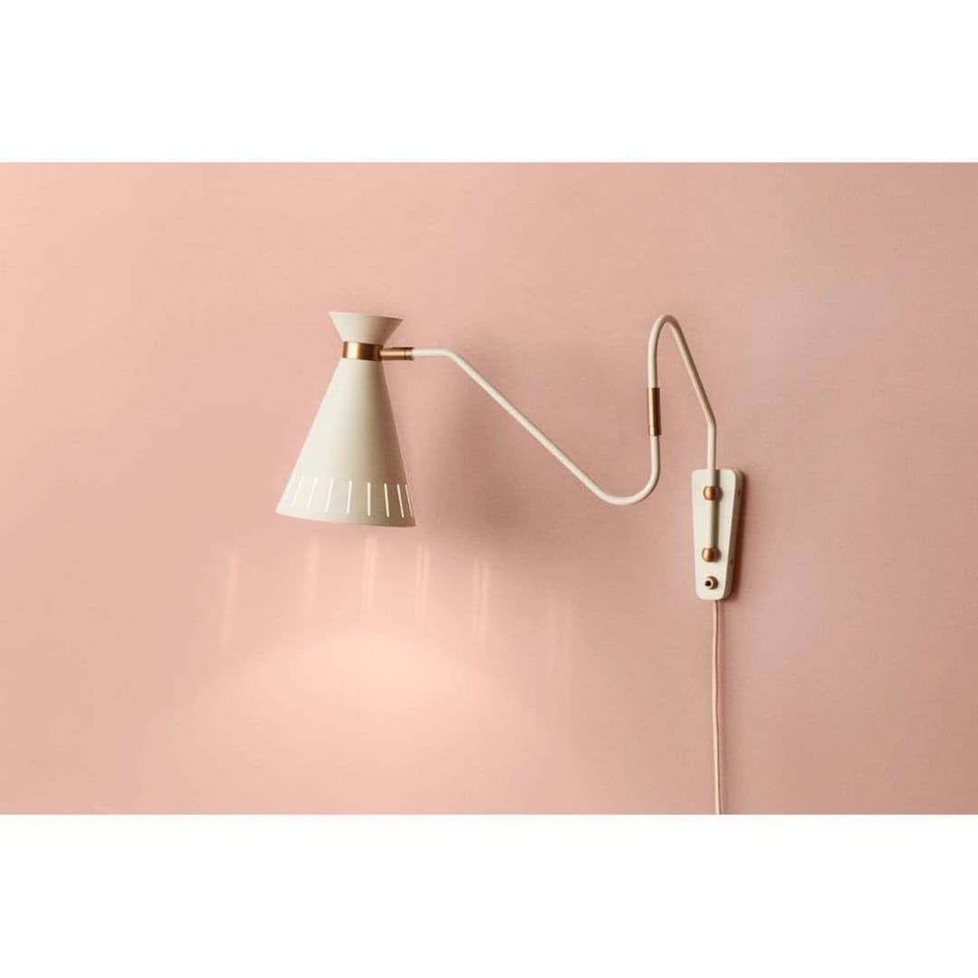 Cone Wandleuchte, warmweiß - Warm Nordic - Wohnzimmer - Vintage - Metall - Einflammig